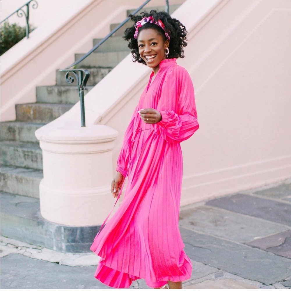 ISO Pink Leah dress by Crosby.